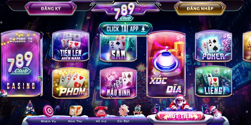 Các sản phẩm game bài độc đáo có ở cổng game 789Club